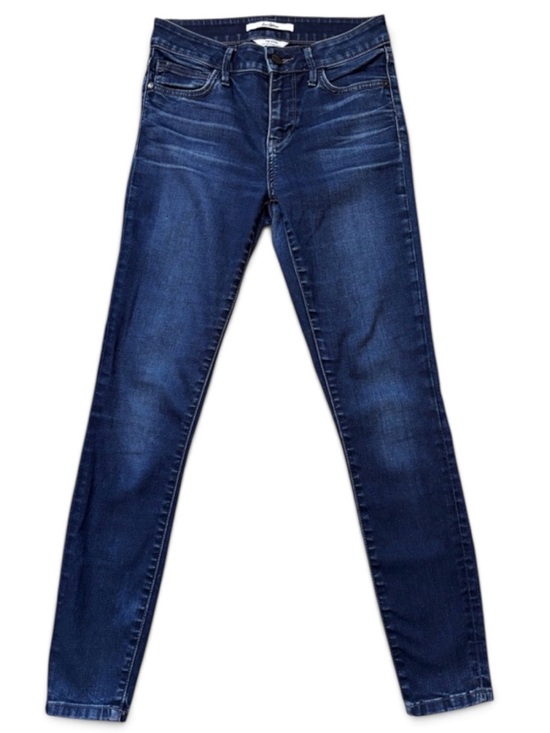 Sam Edelman Denim - Sam Edelman Kitten Mid Rise Skinny Ankle Jeans Size 24 Dark Wash